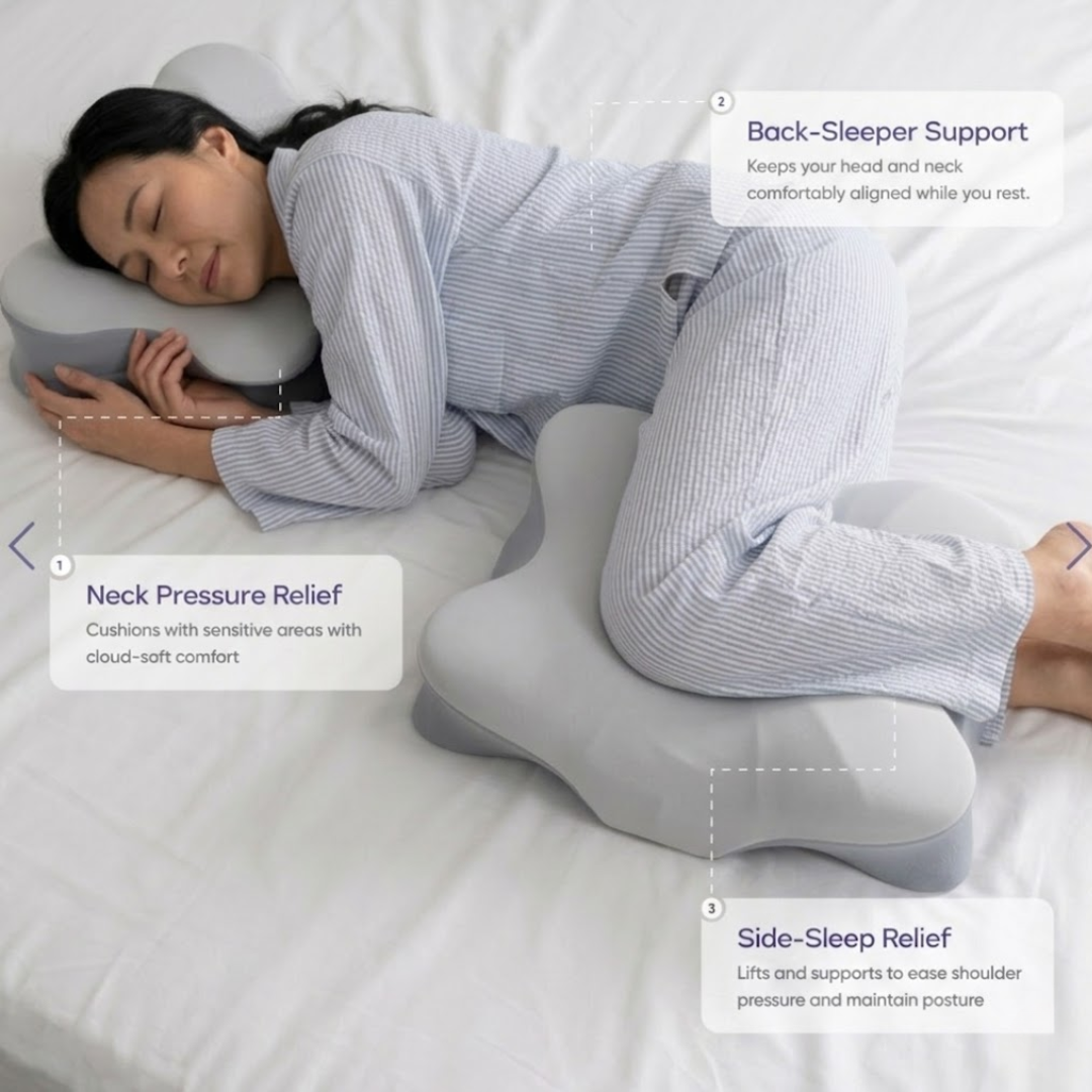 NUVEN Float-Align™ Ergonomic Pillow