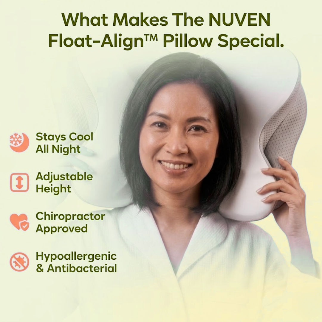 NUVEN Float-Align™ Ergonomic Pillow